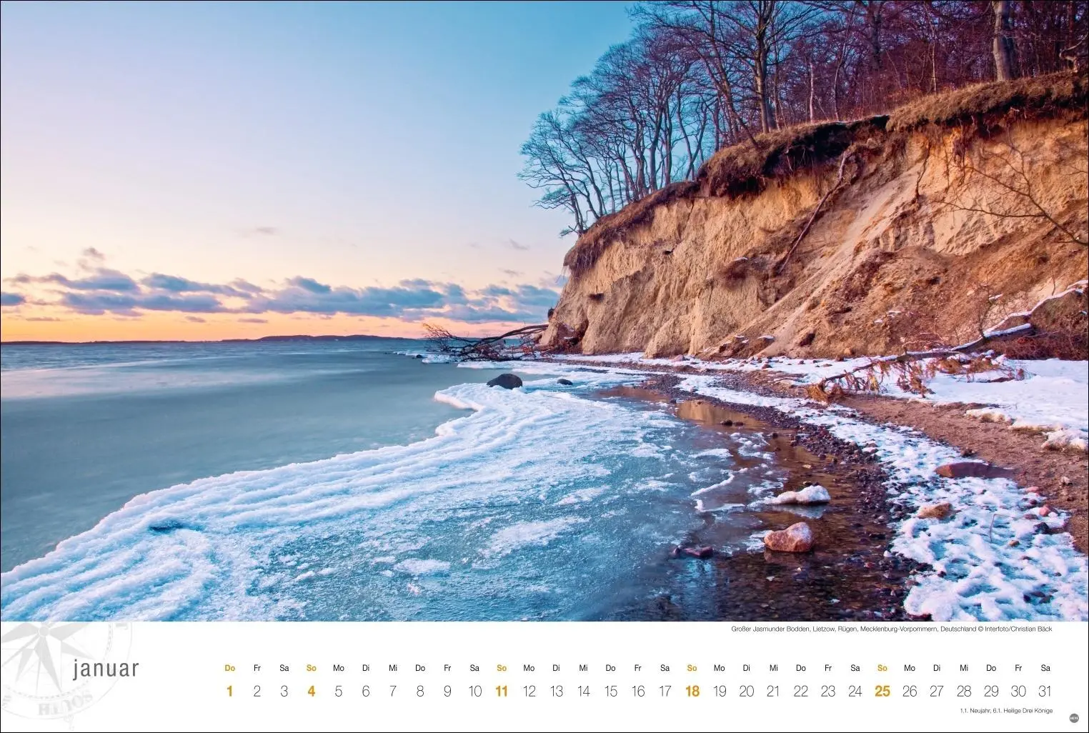 Bild: 9783756410316 | Ostsee Globetrotter Kalender 2026 - Von behaglichen Strandkörben...