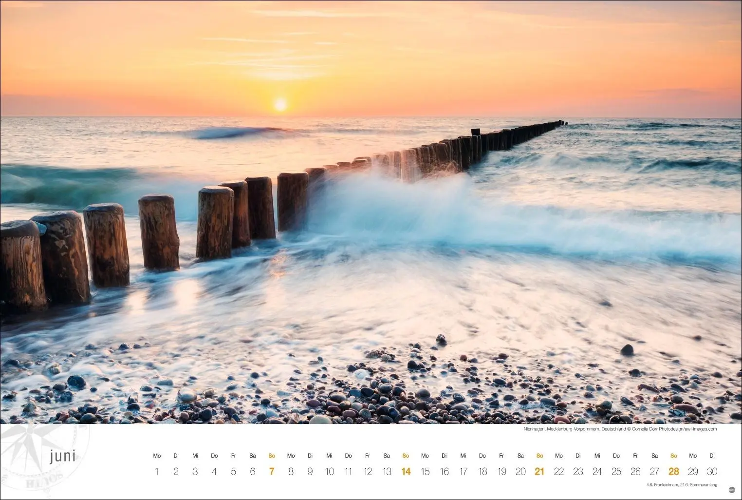 Bild: 9783756410316 | Ostsee Globetrotter Kalender 2026 - Von behaglichen Strandkörben...