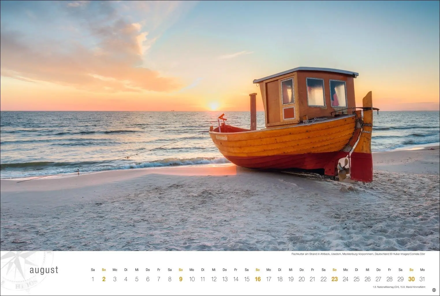 Bild: 9783756410316 | Ostsee Globetrotter Kalender 2026 - Von behaglichen Strandkörben...