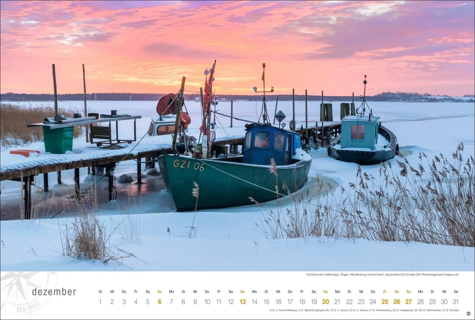 Bild: 9783756410316 | Ostsee Globetrotter Kalender 2026 - Von behaglichen Strandkörben...