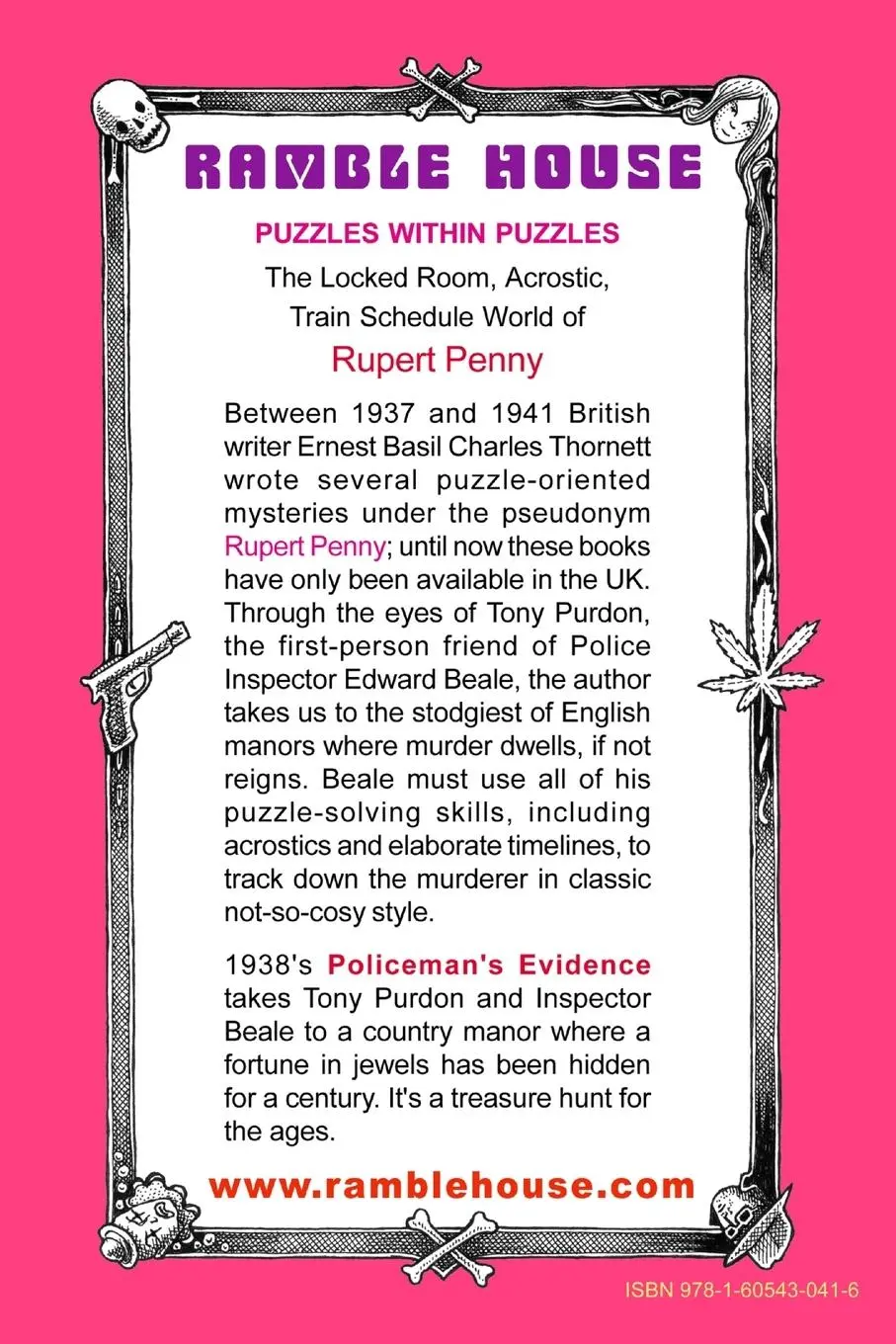 Rückseite: 9781605430416 | Policeman's Evidence TPB | Rupert Penny | Taschenbuch | Englisch
