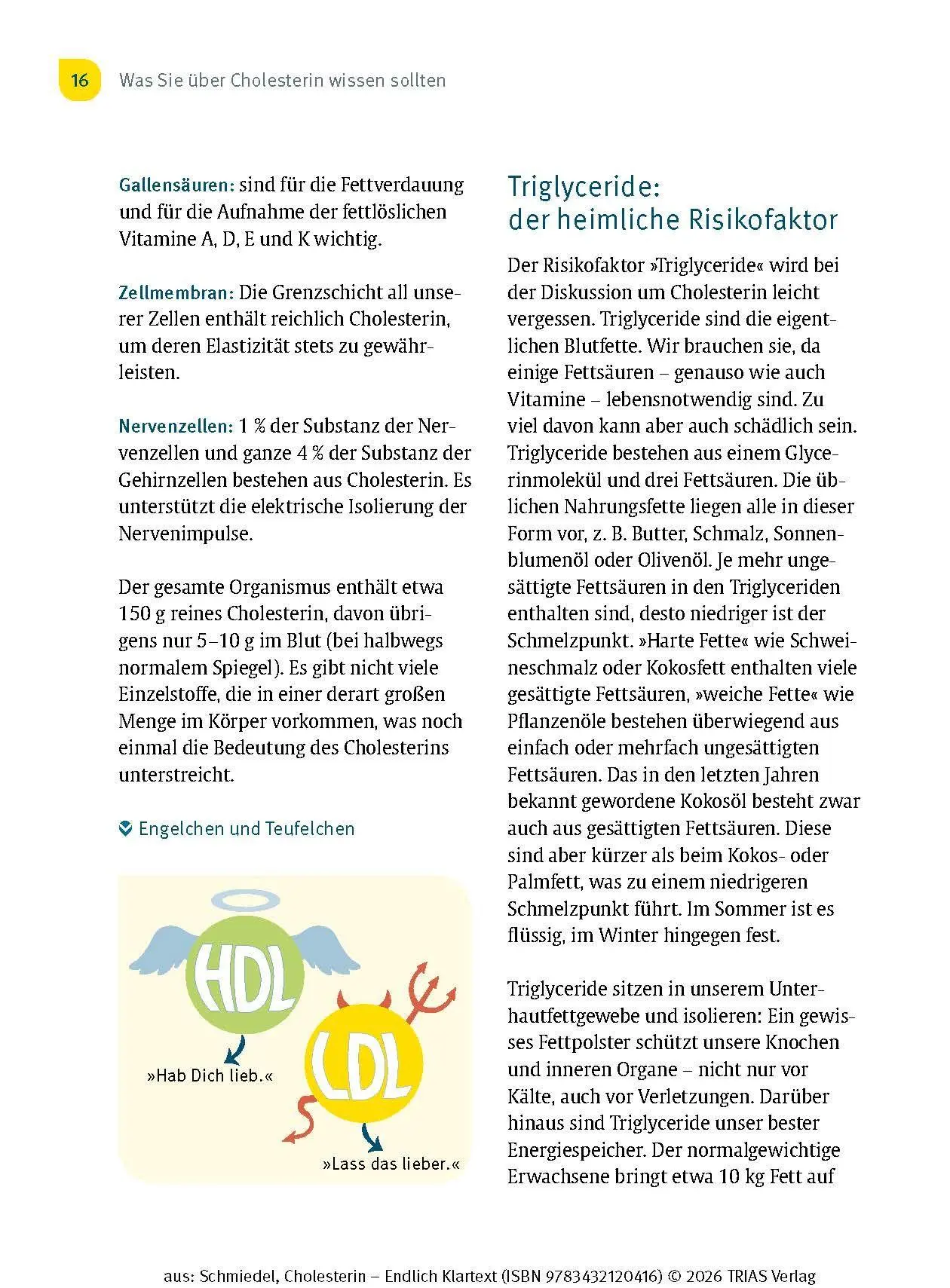 Bild: 9783432120416 | Cholesterin - Endlich Klartext | Ihr Weg zu optimalen Blutfettwerten