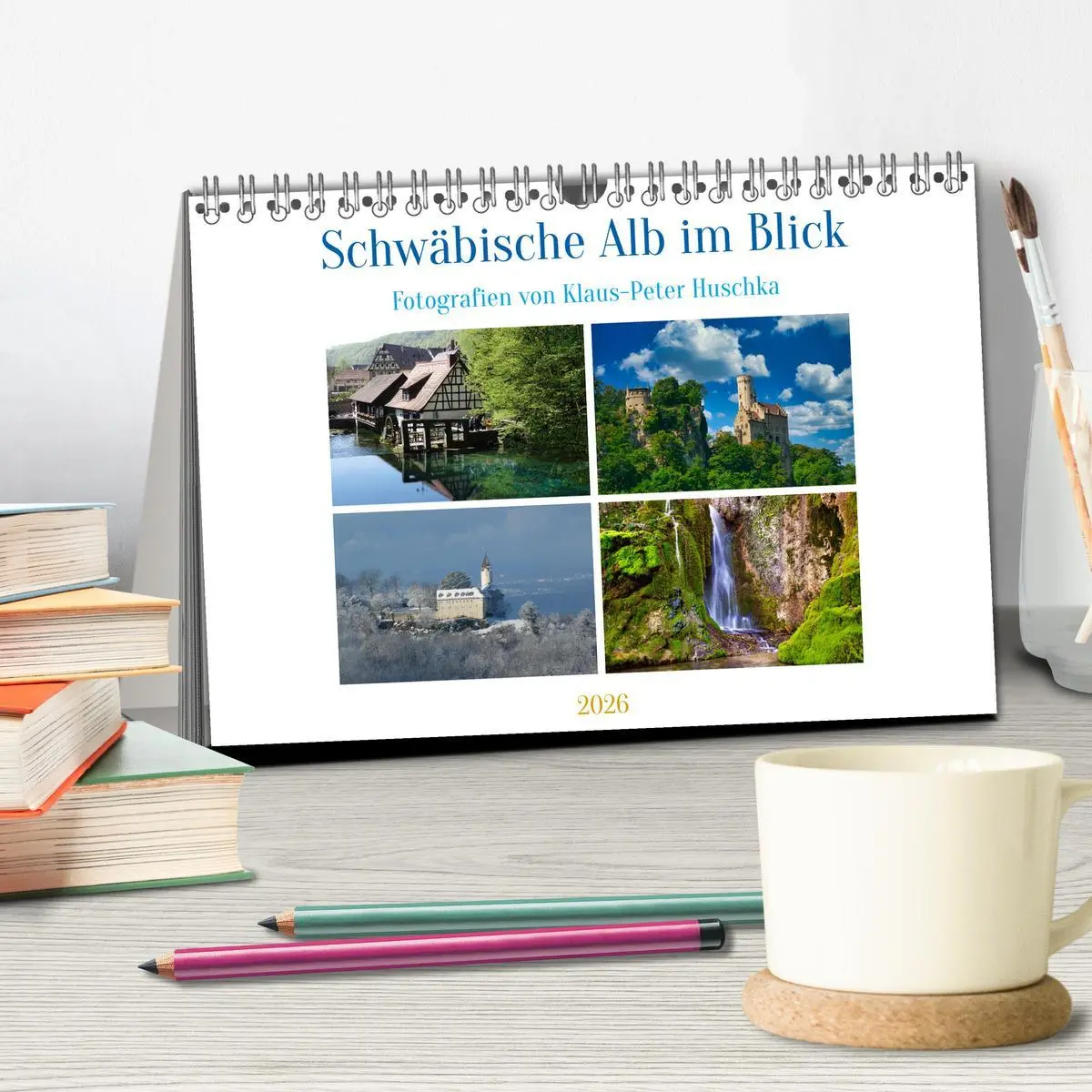 Bild: 9783457420416 | Schwäbische Alb im Blick (Tischkalender 2026 DIN A5 quer), CALVENDO...