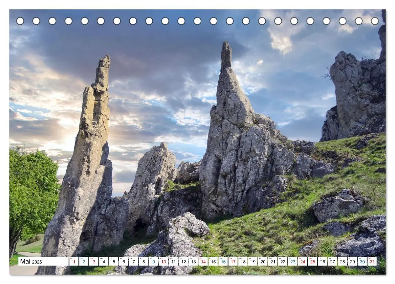 Bild: 9783457420416 | Schwäbische Alb im Blick (Tischkalender 2026 DIN A5 quer), CALVENDO...