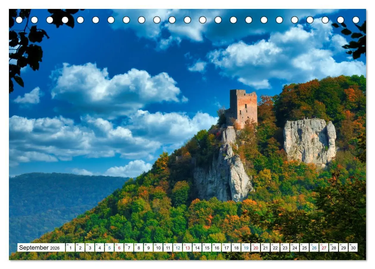 Bild: 9783457420416 | Schwäbische Alb im Blick (Tischkalender 2026 DIN A5 quer), CALVENDO...