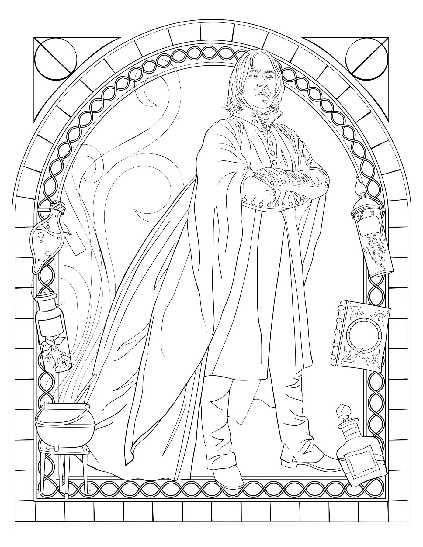 Bild: 9783833240416 | Aus den Filmen zu Harry Potter: Das offizielle Malbuch: Slytherin