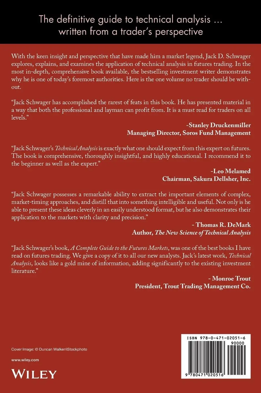 Rückseite: 9780471020516 | Technical Analysis | Jack D Schwager | Buch | 800 S. | Englisch | 1995