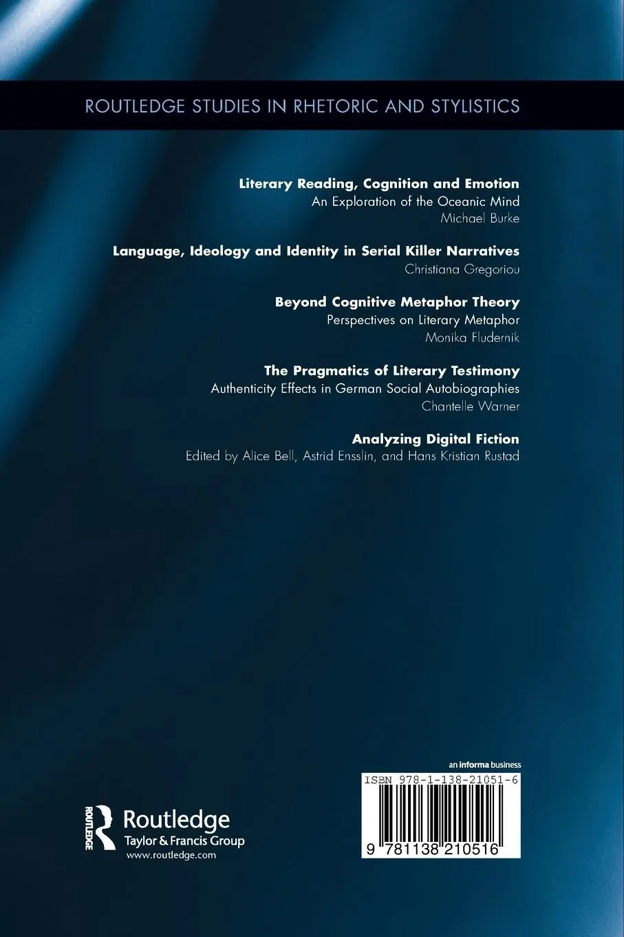 Rückseite: 9781138210516 | Analyzing Digital Fiction | Alice Bell (u. a.) | Taschenbuch | 2016