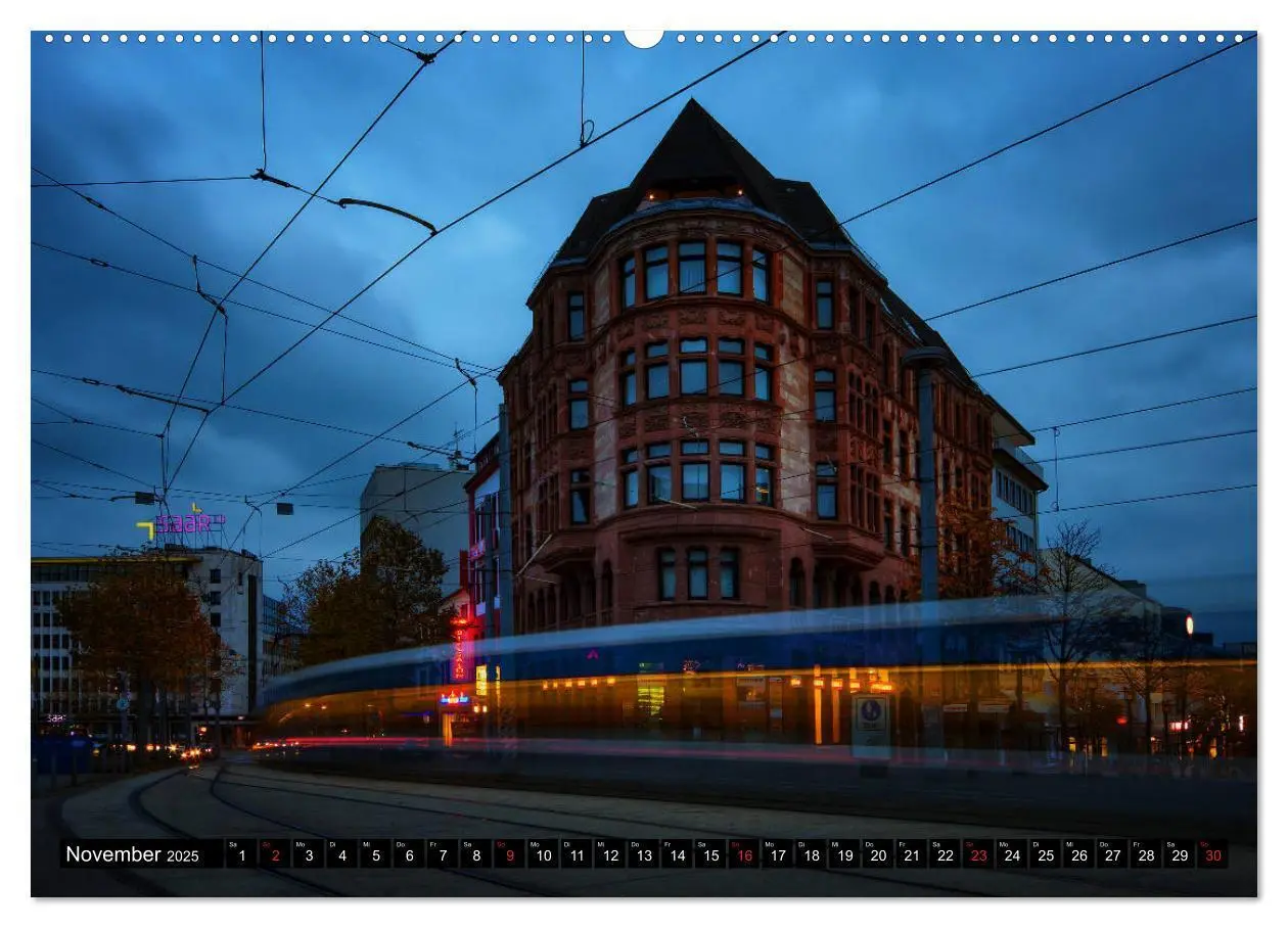 Bild: 9783435320516 | City Lights Saarbrücken (Wandkalender 2025 DIN A2 quer), CALVENDO...