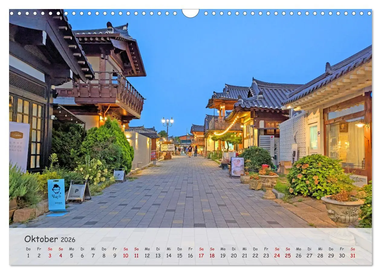 Bild: 9783457340516 | Zauberhaftes Südkorea Landschaften, Städte und Kultur (Wandkalender...