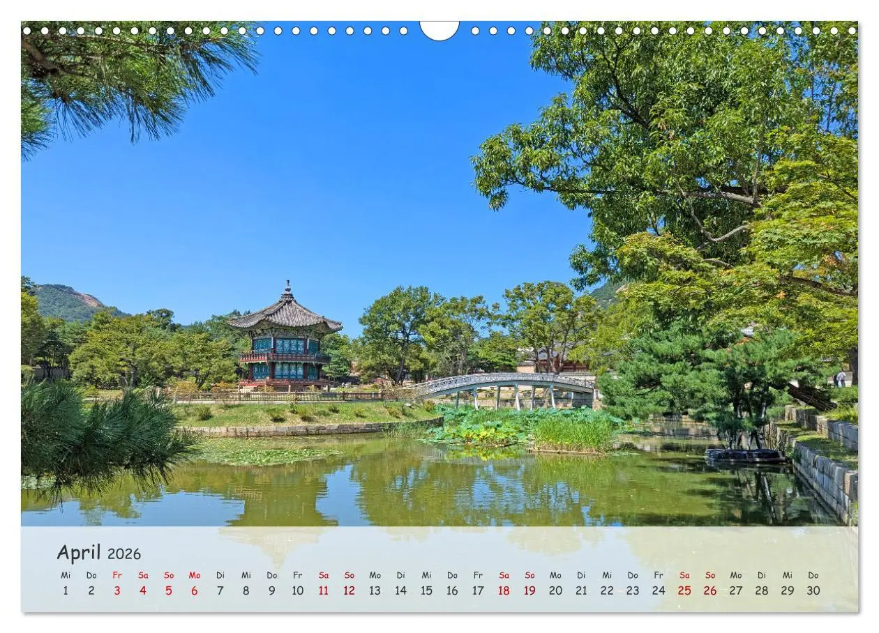 Bild: 9783457340516 | Zauberhaftes Südkorea Landschaften, Städte und Kultur (Wandkalender...