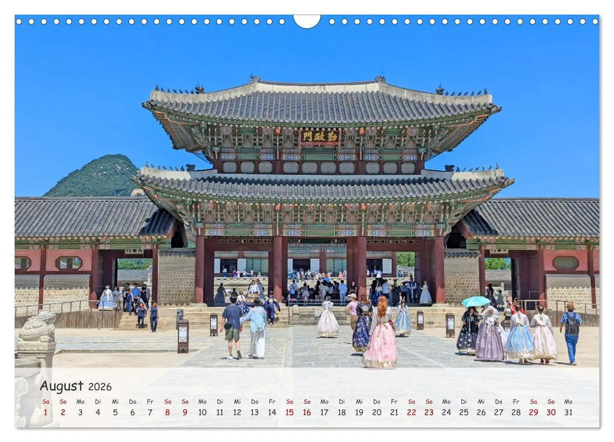 Bild: 9783457340516 | Zauberhaftes Südkorea Landschaften, Städte und Kultur (Wandkalender...