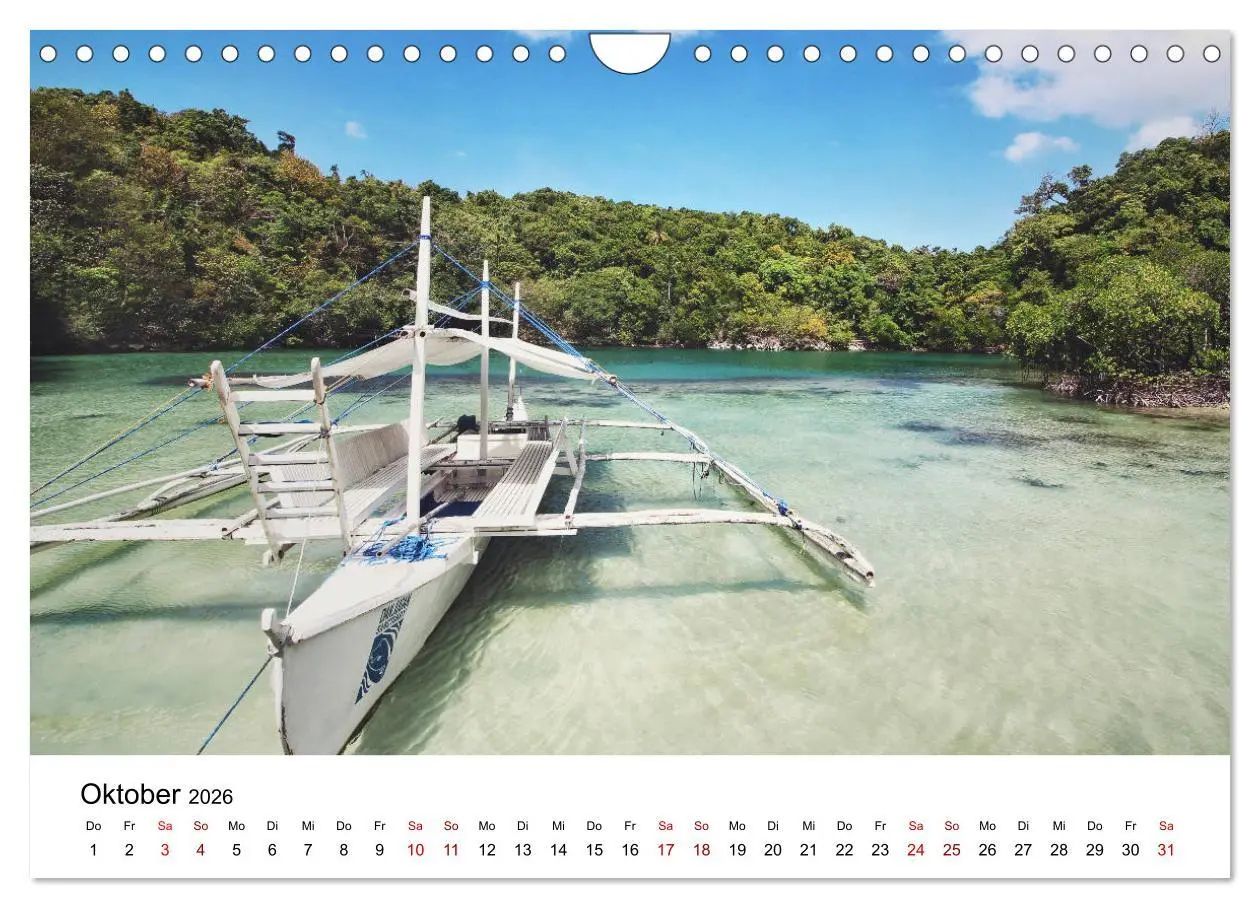 Bild: 9783457720516 | Philippinen - Faszinierende Inselwelten (Wandkalender 2026 DIN A4...