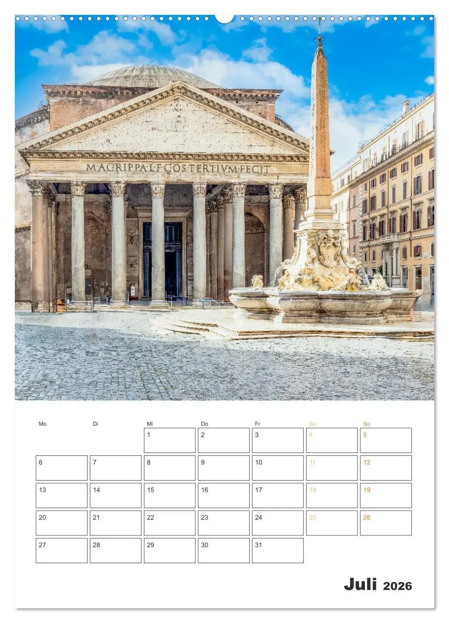 Bild: 9783516290516 | Rom - Kunst, Kultur und Geschichte (Wandkalender 2026 DIN A2 hoch),...