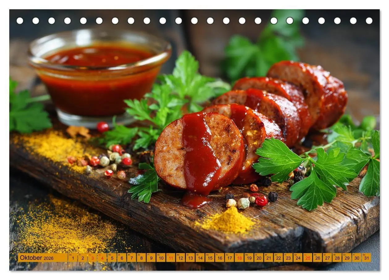 Bild: 9783516670516 | Currywurst Kalender - Das Berliner Kultgericht für Fleischliebhaber...