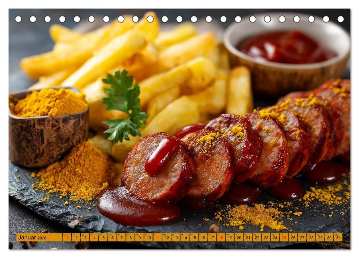 Bild: 9783516670516 | Currywurst Kalender - Das Berliner Kultgericht für Fleischliebhaber...