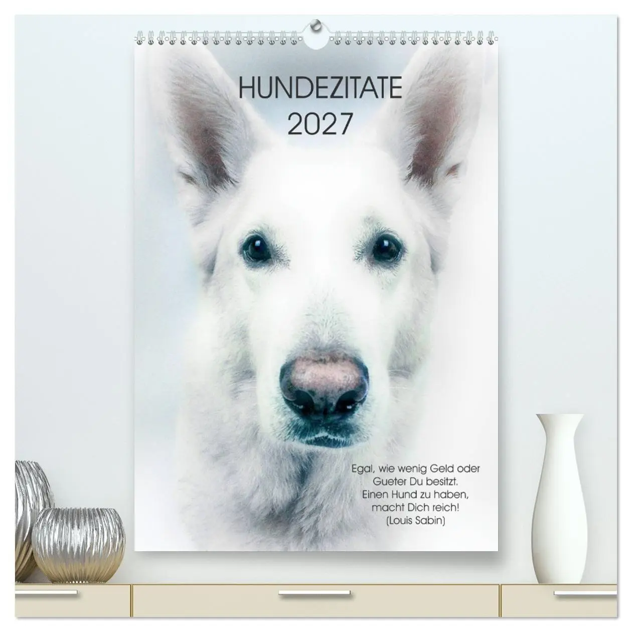 Cover: 9783594030516 | Hundezitate 2027 (hochwertiger Premium Wandkalender 2027 DIN A2...