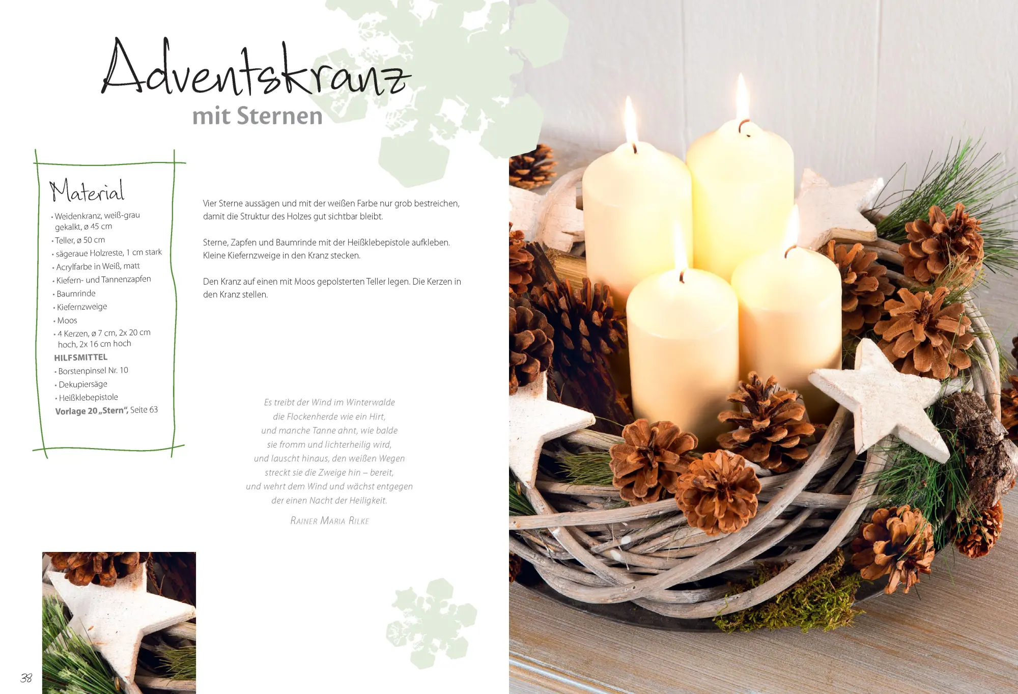Bild: 9783625190516 | Weihnachtsdeko Natur | Schönes aus Zapfen, Zweig und Co. | Buch | 2021