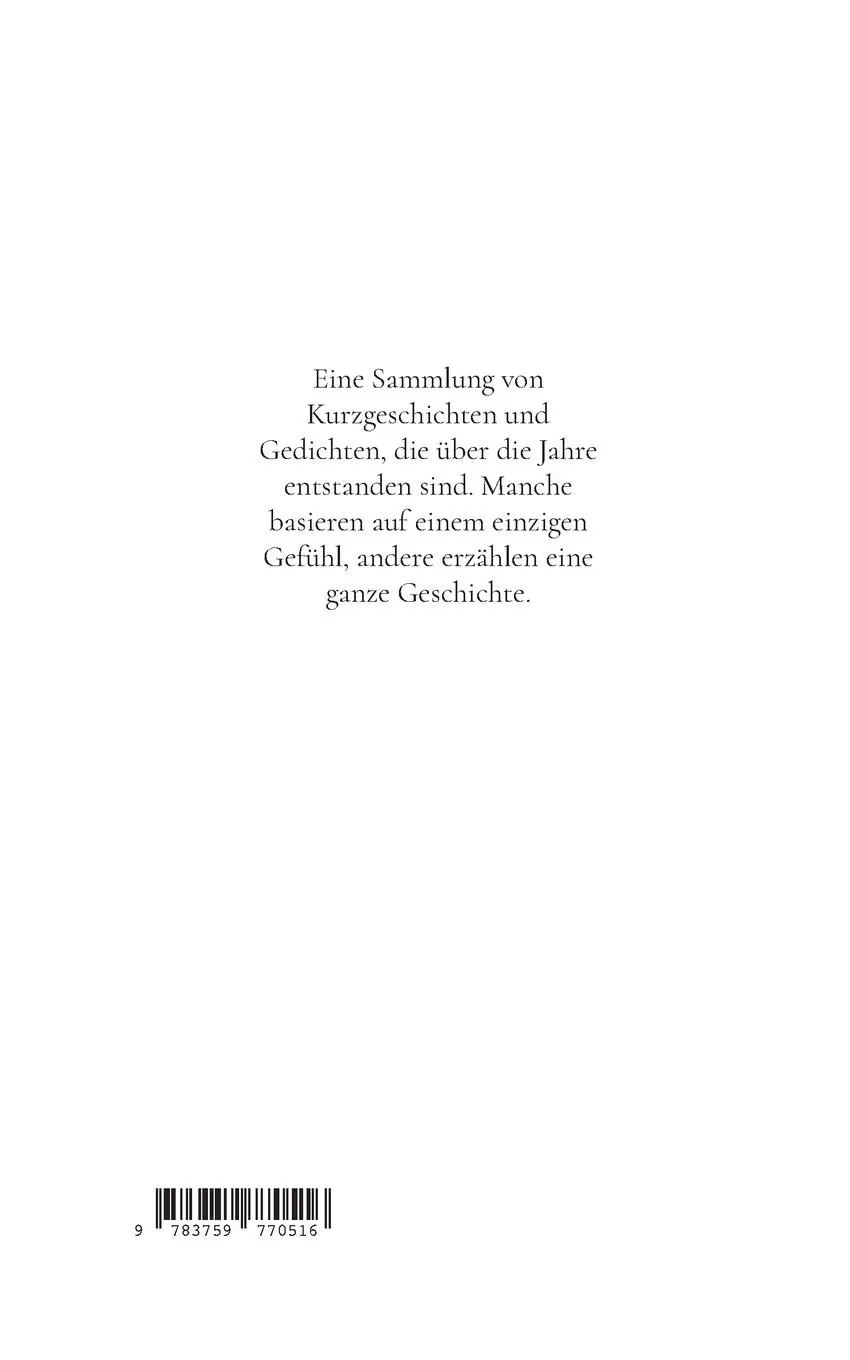 Rückseite: 9783759770516 | Der Elefant in meinem Kopf | Geschichten und Gedichte | Sülflow | Buch