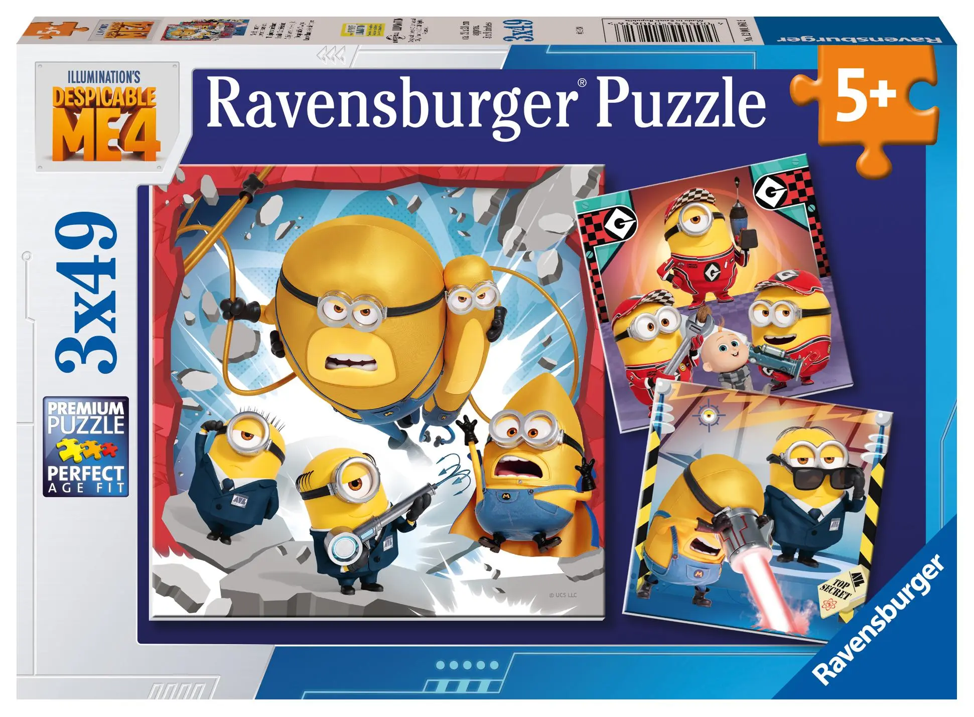 Cover: 4005555010616 | Kinderpuzzle 3x49 Teile - Minions - Noch immer unverbesserlich | Spiel