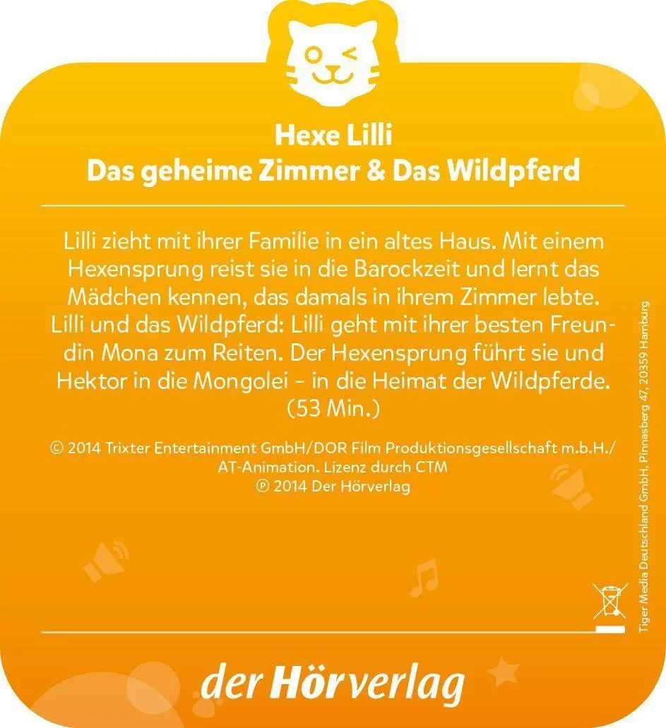 Bild: 4260535480616 | tigercard - Hexe Lilli - Das geheime Zimmer &amp; Das Wildpferd | Deutsch