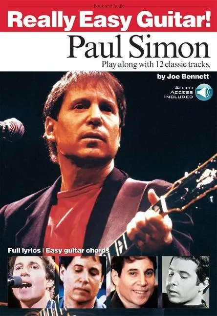Cover: 9780711990616 | Paul Simon - Really Easy Guitar! | Play Along with 12 Classic Tracks
