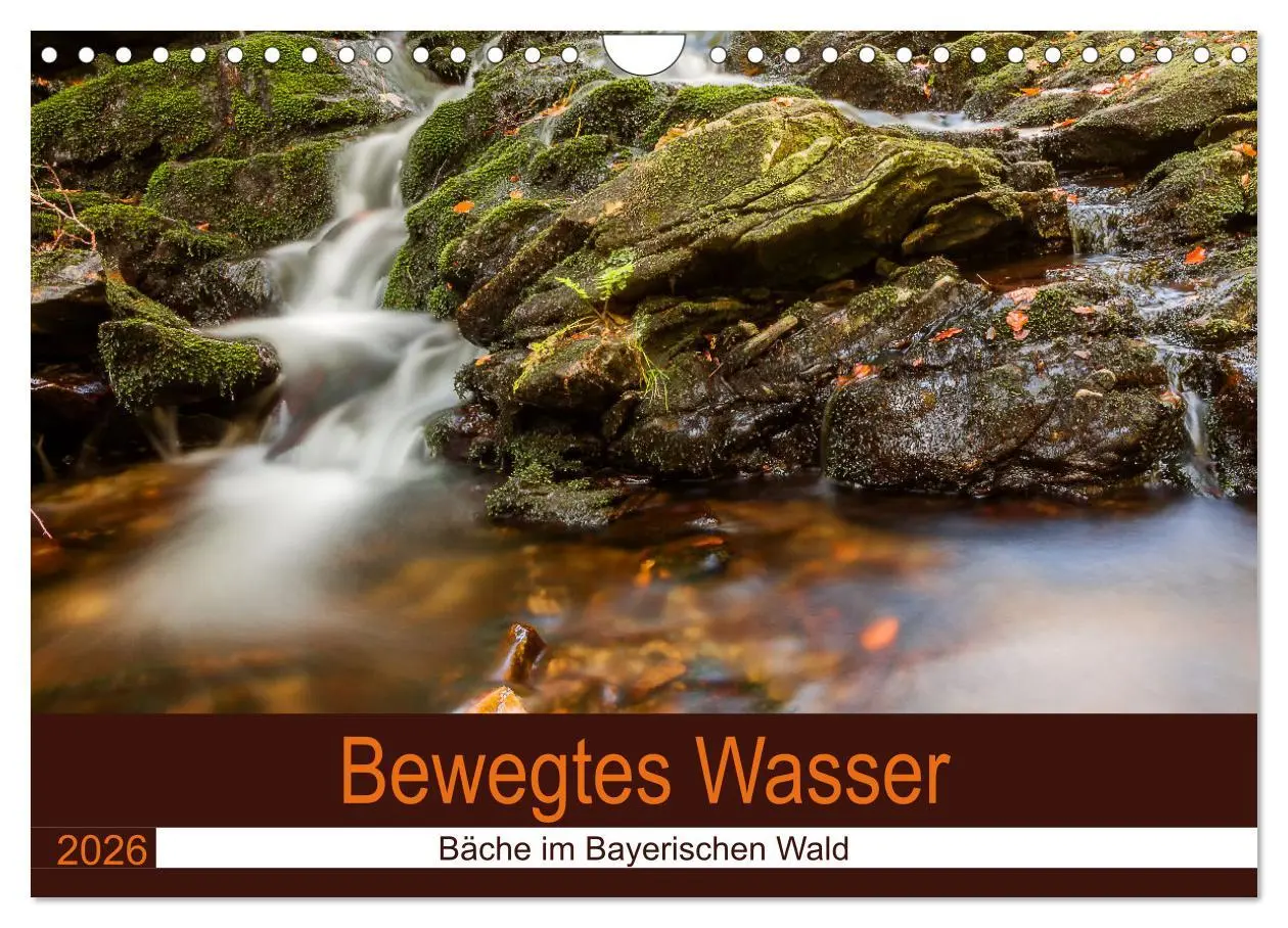Cover: 9783457640616 | Bewegtes Wasser (Wandkalender 2026 DIN A4 quer), CALVENDO...
