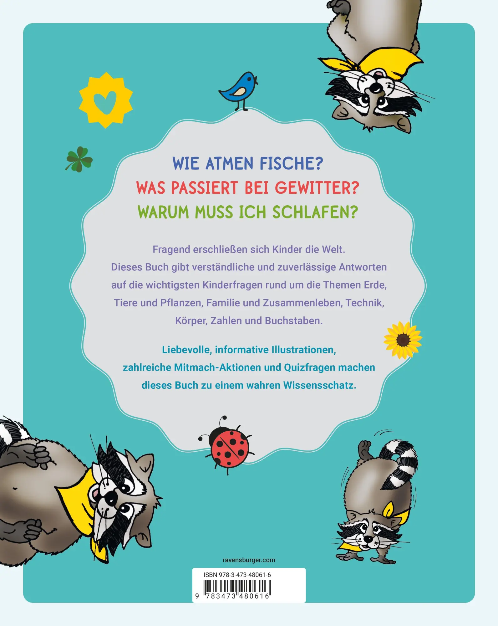 Rückseite: 9783473480616 | Das große Ravensburger Vorschulwissen | Johanna Friedl (u. a.) | Buch