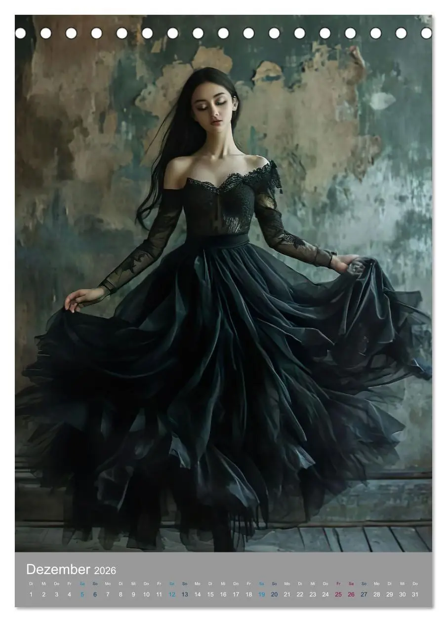 Bild: 9783516280616 | Märchenhafte Ballerina (Tischkalender 2026 DIN A5 hoch), CALVENDO...