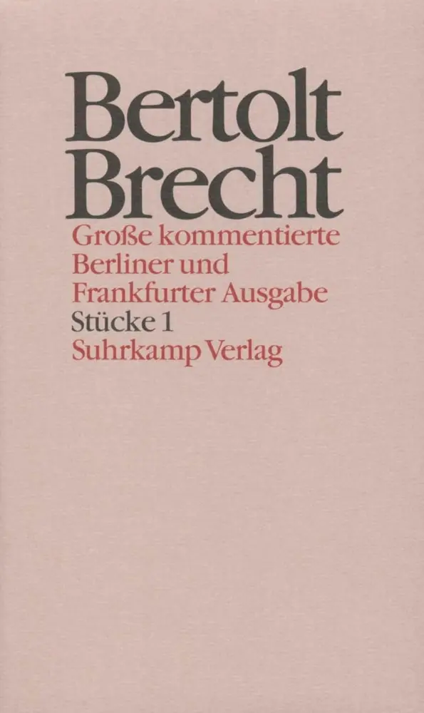 Cover: 9783518400616 | Stücke. Tl.1 | Bertolt Brecht | Buch | In Schuber | 611 S. | Deutsch