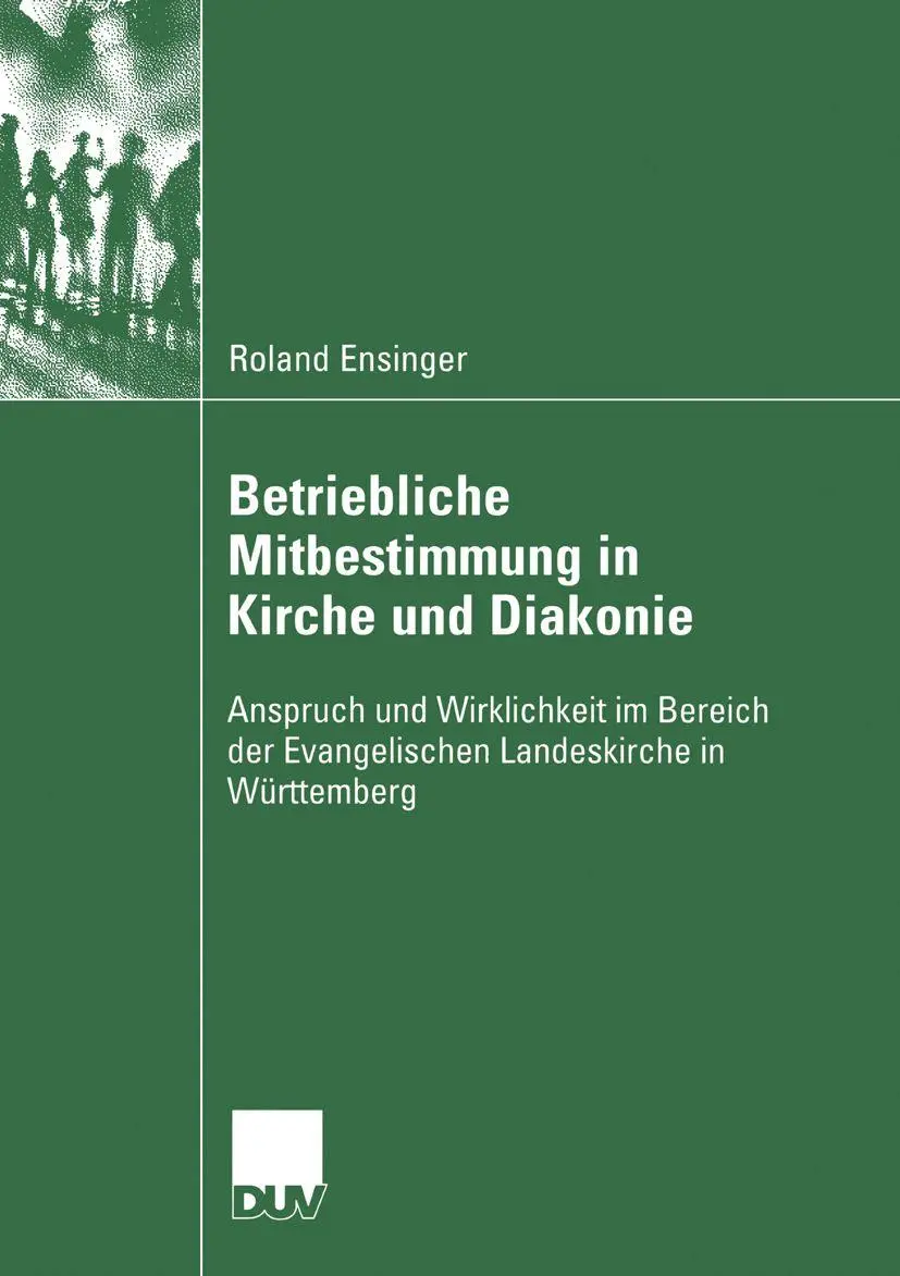 Cover: 9783835060616 | Betriebliche Mitbestimmung in Kirche und Diakonie | Roland Ensinger