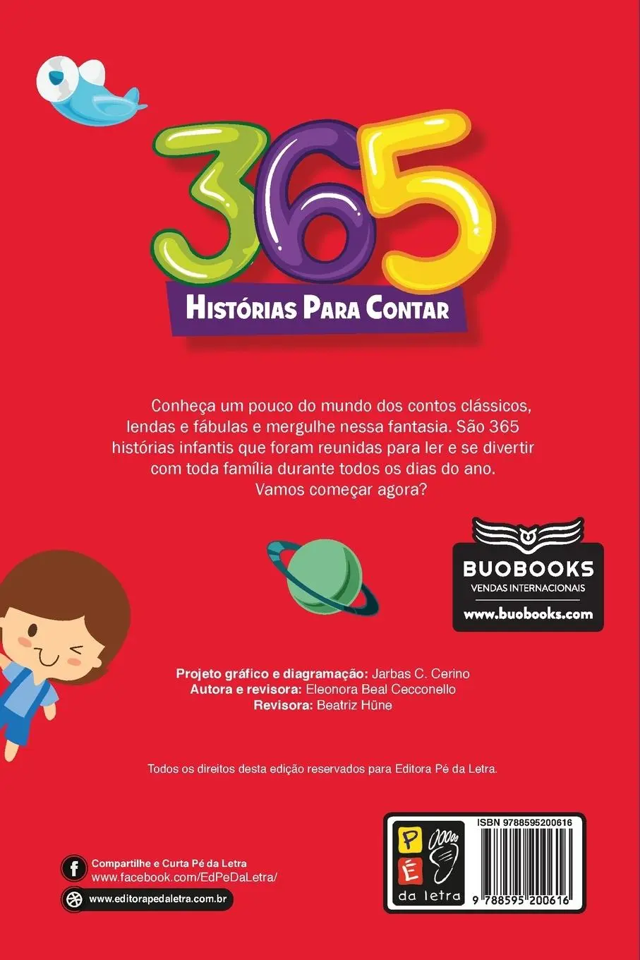Rückseite: 9788595200616 | 365 HISTÓRIAS PARA CONTAR | Vários Autores | Taschenbuch | 2017