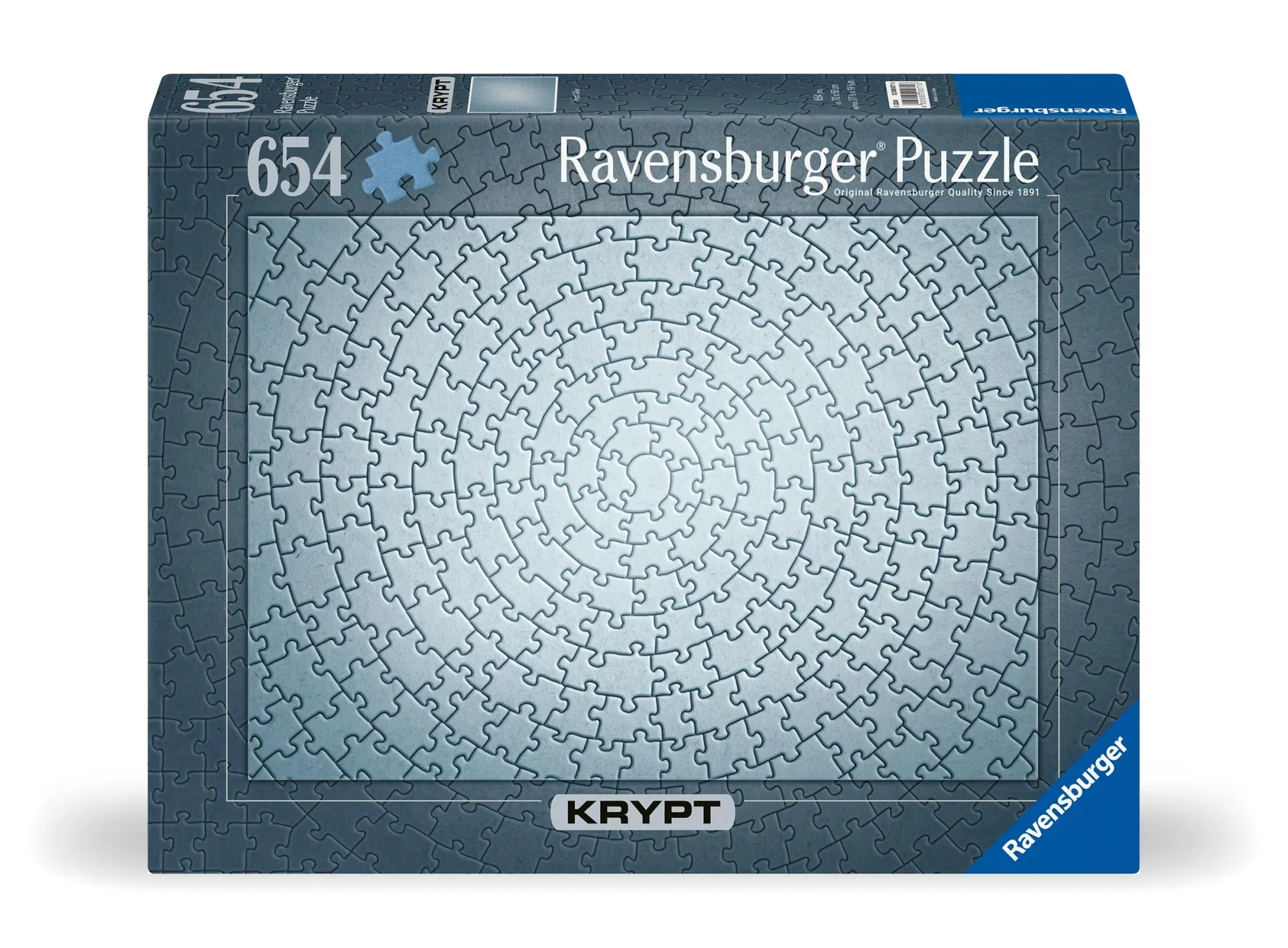 Cover: 4005555000716 | Erwachsenenpuzzle 654 Teile - Krypt silber | Spiel | Krypt | 12000071