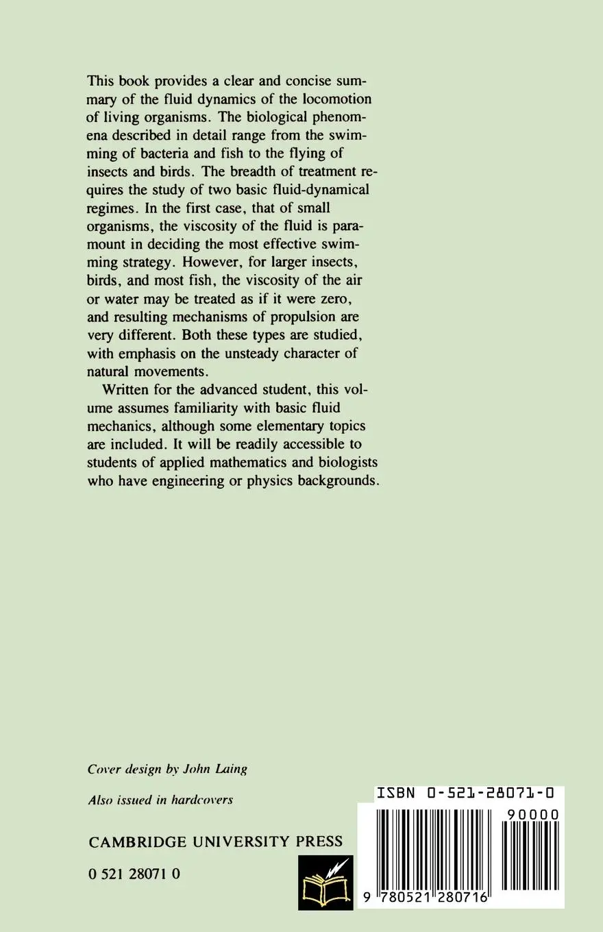 Rückseite: 9780521280716 | Mechanics of Swimming and Flying | Stephen Childress | Taschenbuch