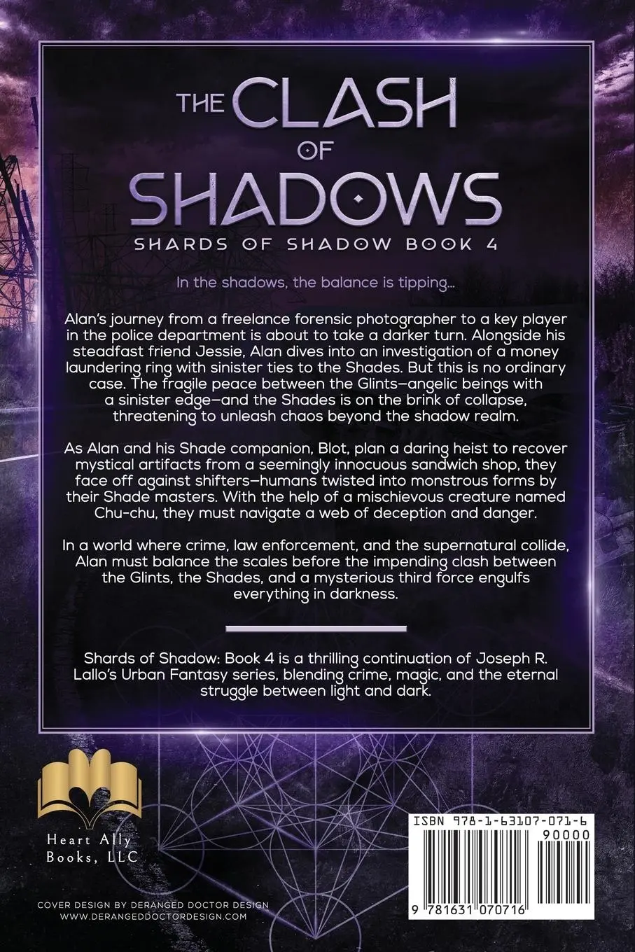 Rückseite: 9781631070716 | The Clash of Shadows | Shards of Shadow Book 4 | Joseph R. Lallo
