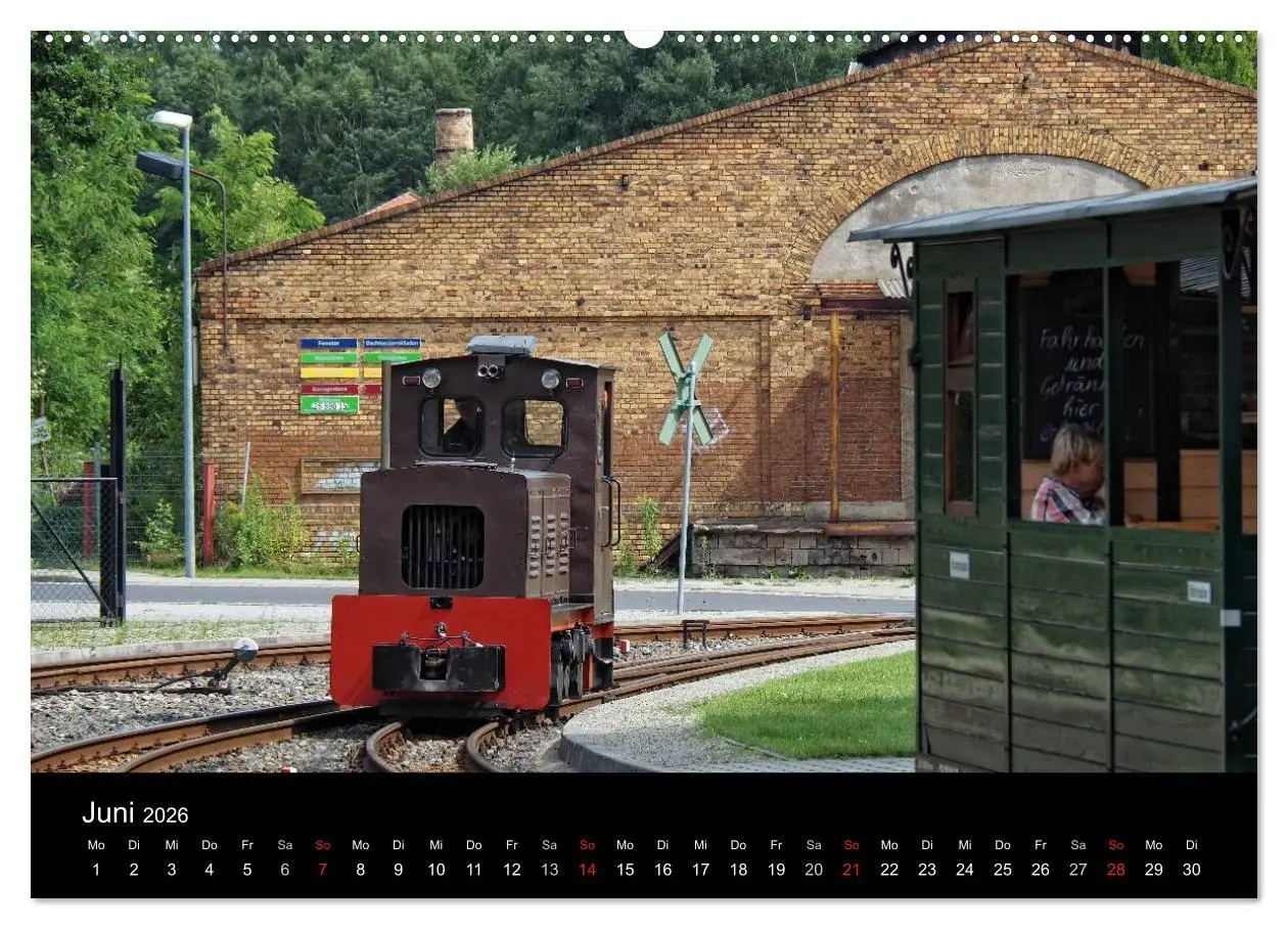 Bild: 9783516030716 | Waldeisenbahn Bad Muskau (Wandkalender 2026 DIN A2 quer), CALVENDO...