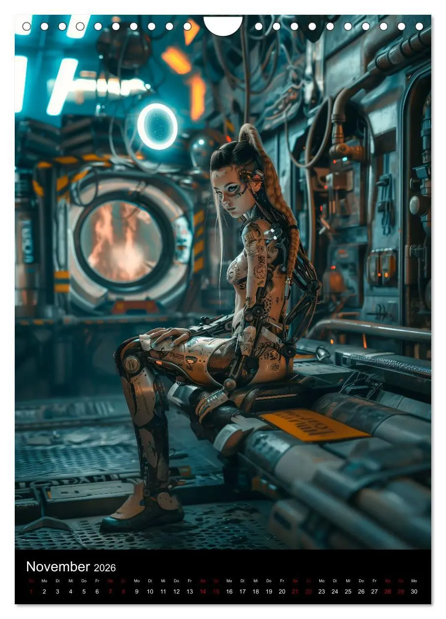 Bild: 9783516270716 | CYBER SISTERS (Wandkalender 2026 DIN A4 hoch), CALVENDO Monatskalender