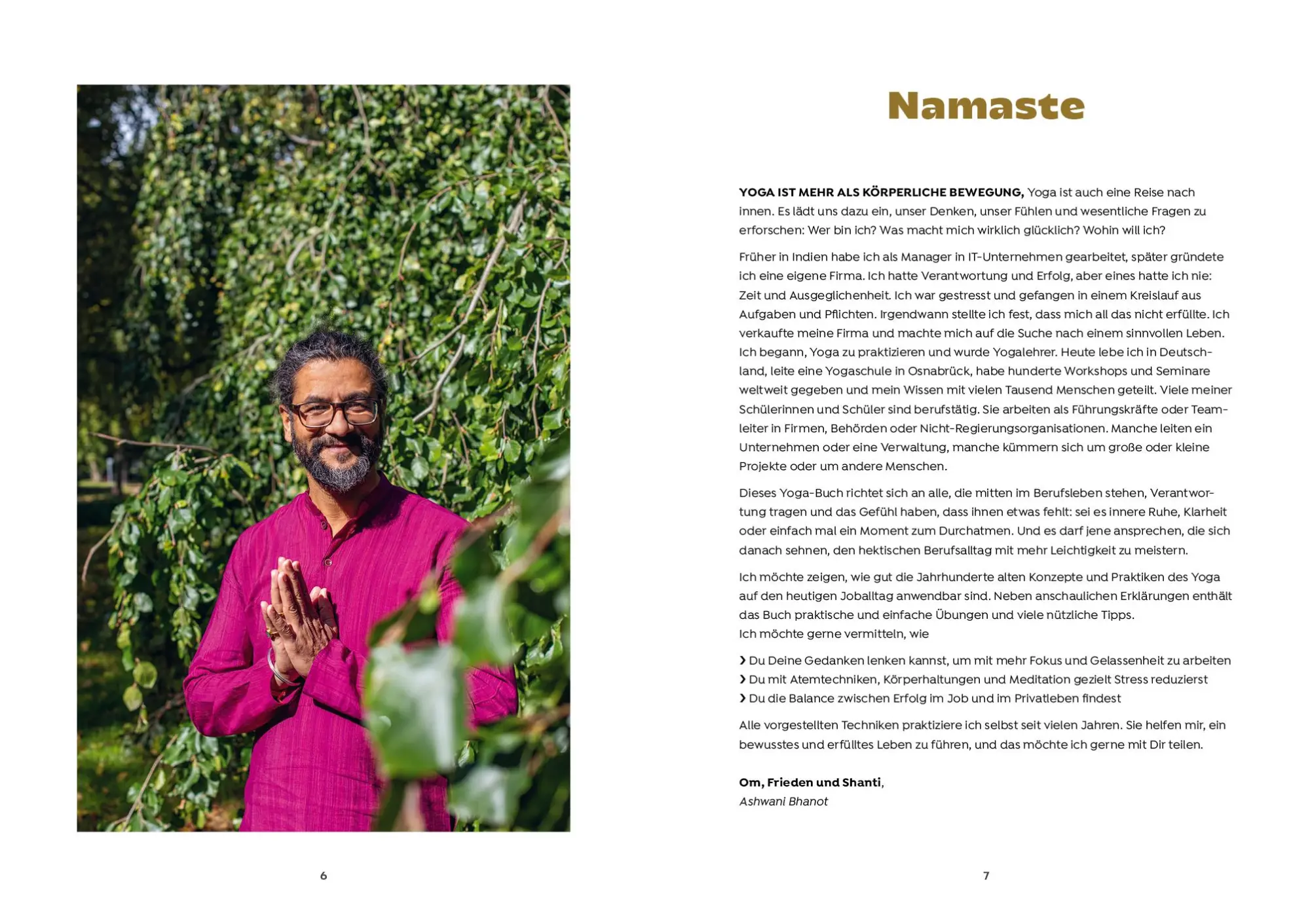 Bild: 9783949070716 | BESSER LEBEN UND ARBEITEN MIT YOGA | Ashwani Bhanot | Buch | 176 S.