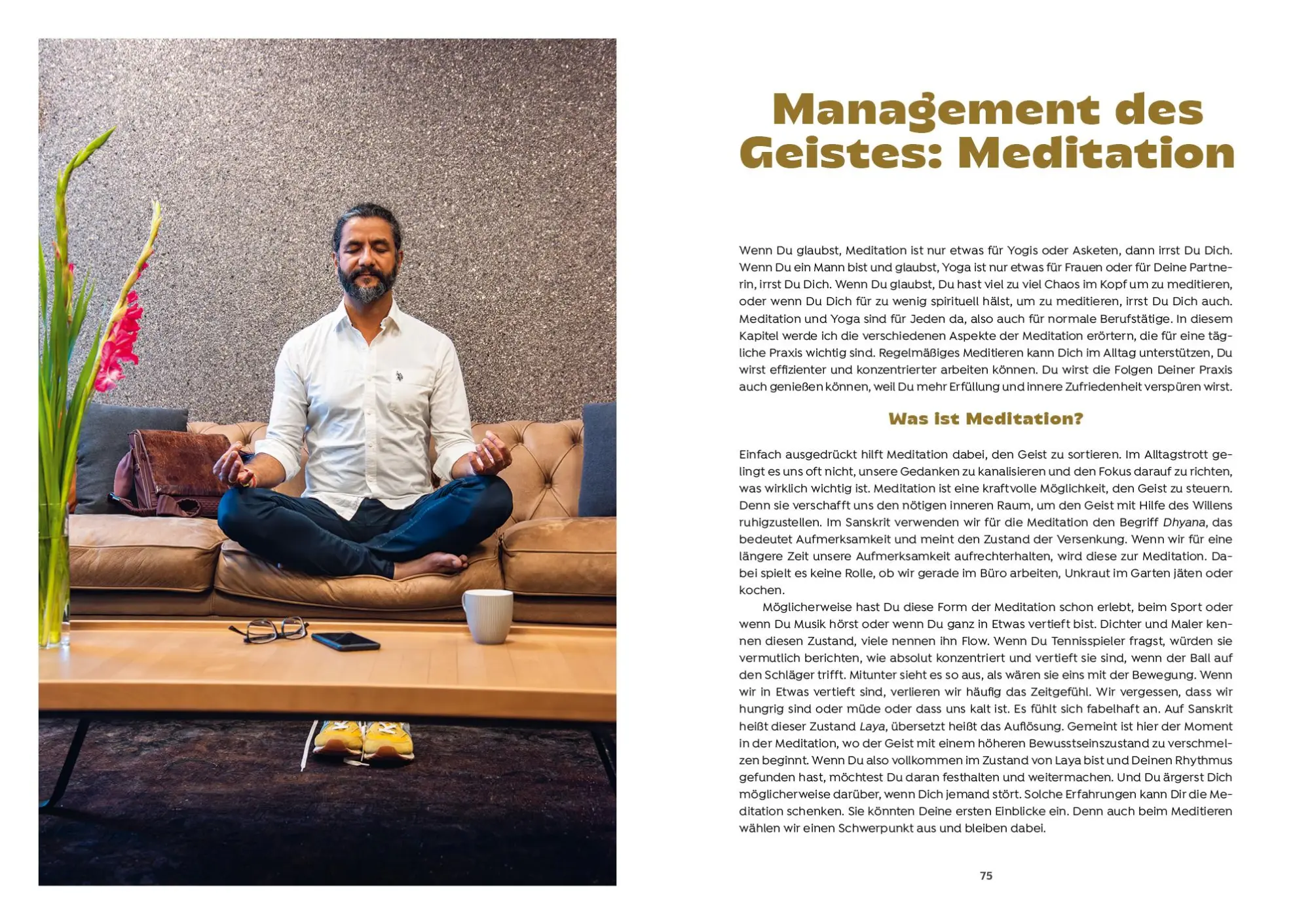 Bild: 9783949070716 | BESSER LEBEN UND ARBEITEN MIT YOGA | Ashwani Bhanot | Buch | 176 S.