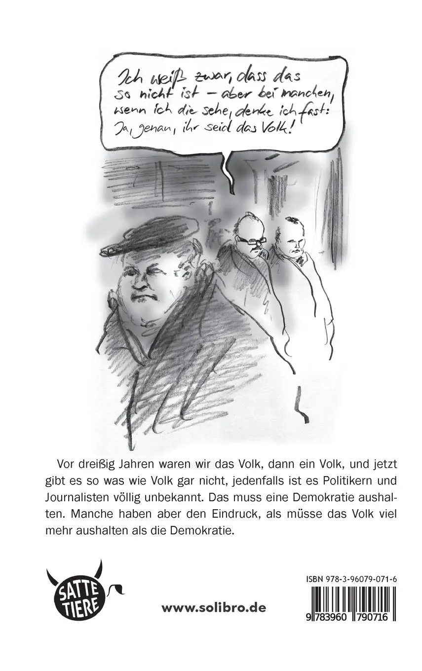 Rückseite: 9783960790716 | Wir sind das Volk, das sich so was gefallen lässt! | Bernd Zeller