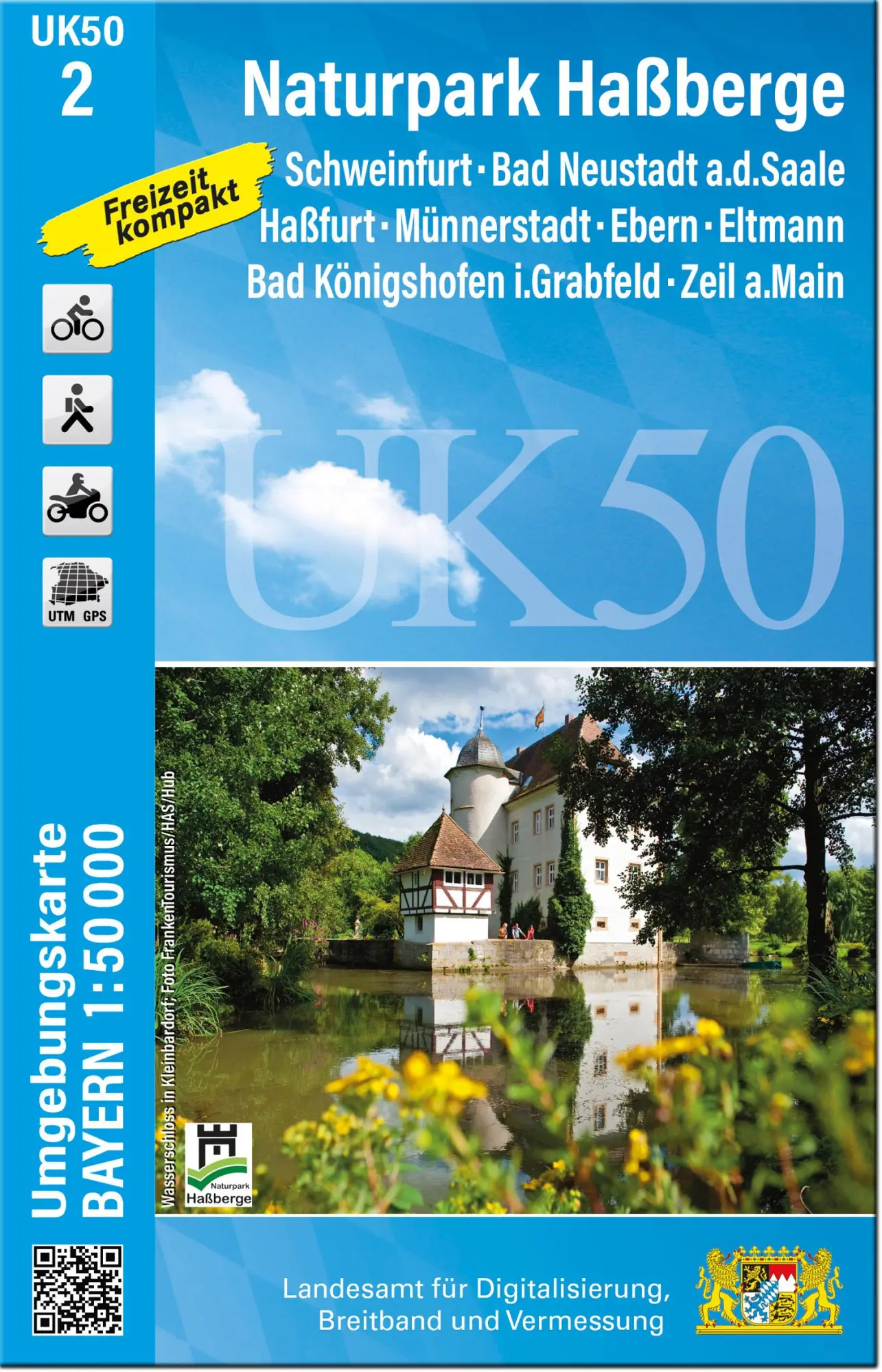 Cover: 9783987760716 | UK50-2 Naturpark Haßberge | Digitalisierung | (Land-)Karte | Deutsch