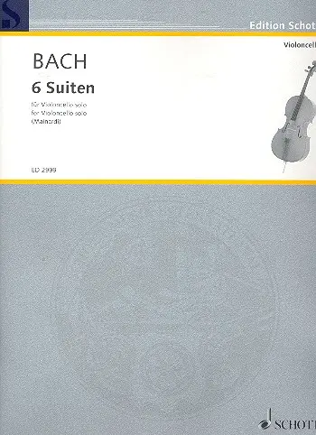 Cover: 9790001040716 | Suites(6) Vcl. (Mainardi) | Johann Sebastian Bach | Buch