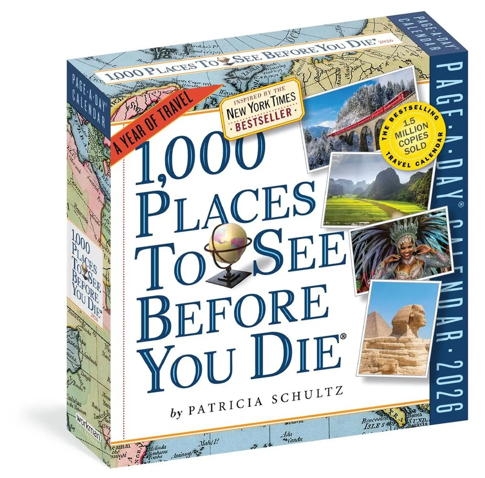 Cover: 9781523530816 | 1,000 Places to See Before You Die Page-A-Day(r) Calendar 2026 | 2026