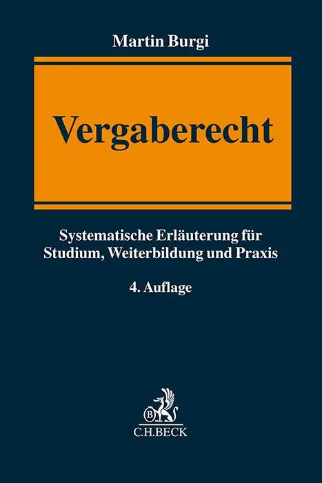 Cover: 9783406820816 | Vergaberecht | Martin Burgi | Taschenbuch | XXXIX | Deutsch | 2025