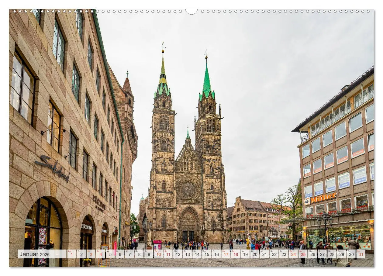 Bild: 9783457790816 | Nürnberg Impressionen (Wandkalender 2026 DIN A2 quer), CALVENDO...