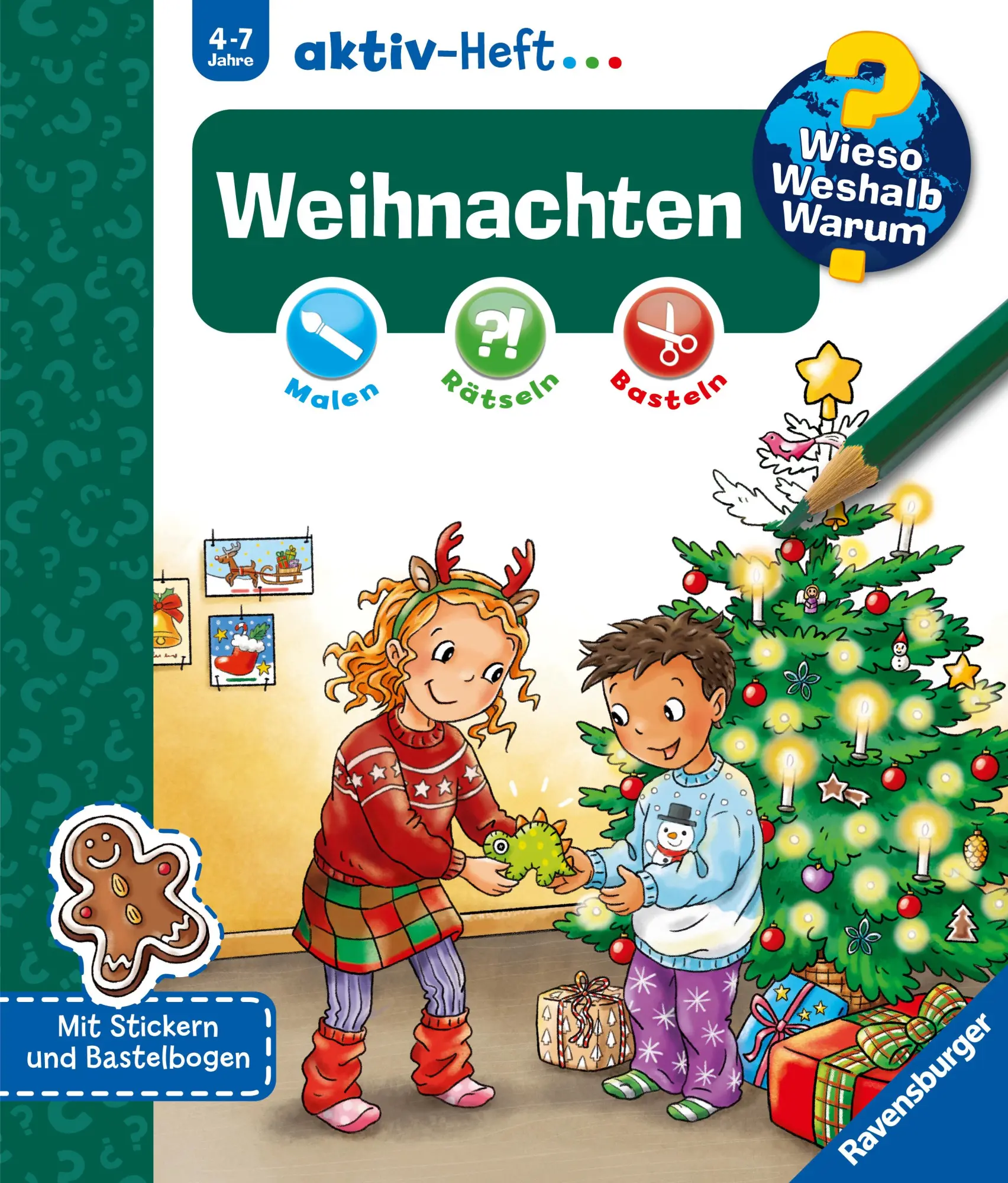 Cover: 9783473600816 | Wieso? Weshalb? Warum? aktiv-Heft - Weihnachten | Elke Broska | Buch
