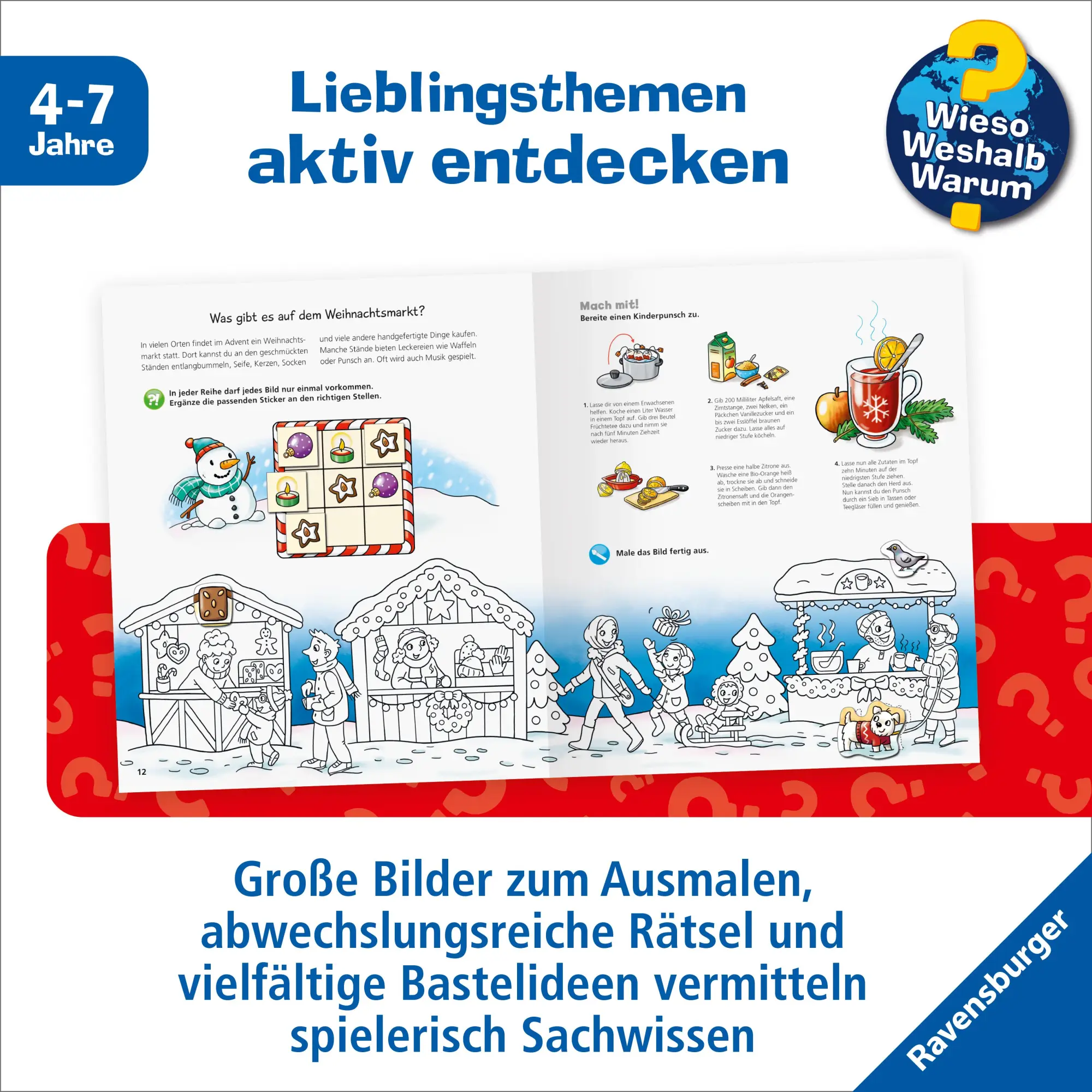 Bild: 9783473600816 | Wieso? Weshalb? Warum? aktiv-Heft - Weihnachten | Elke Broska | Buch