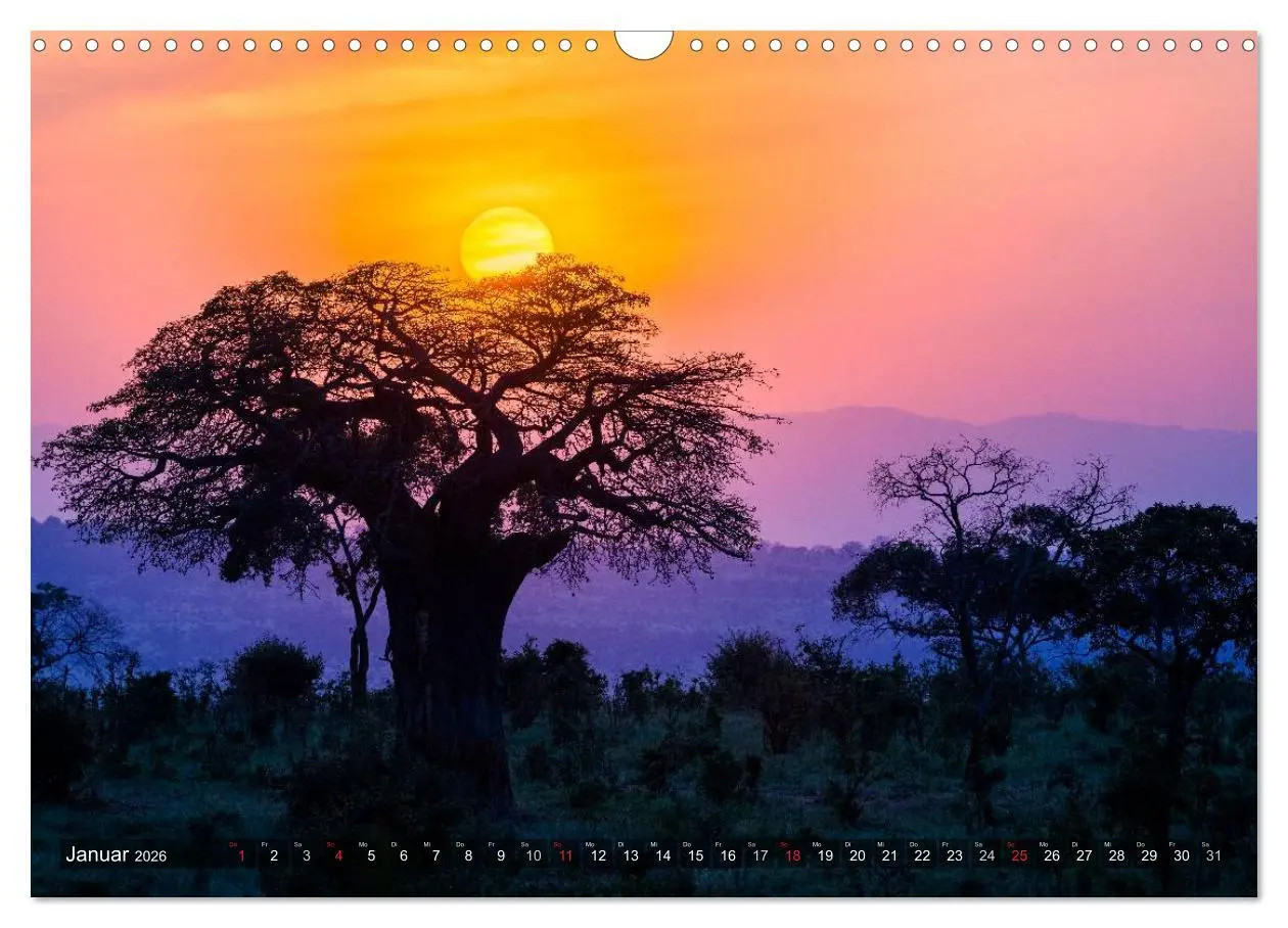 Bild: 9783516020816 | Ostafrika (Wandkalender 2026 DIN A3 quer), CALVENDO Monatskalender