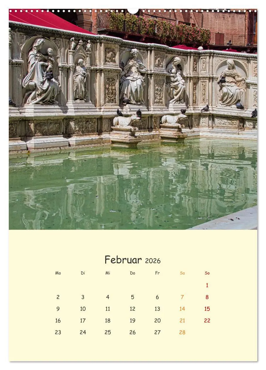 Bild: 9783516330816 | Siena - Impressionen (hochwertiger Premium Wandkalender 2026 DIN A2...