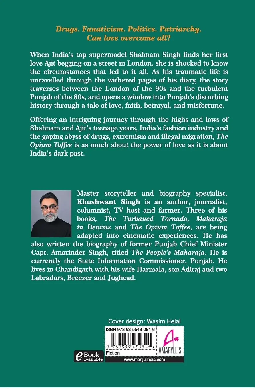 Rückseite: 9789355430816 | THE OPIUM TOFFEE | Khushwant Singh | Taschenbuch | Englisch | 2022